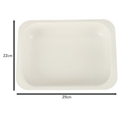 WOWO Pekači - rjav reliefni pekač 29 cm x 22 cm x 6 cm