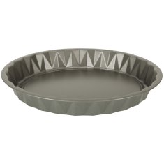 WOWO Okrogel pekač za torte 28 cm - Okrogel pekač za torte s snemljivim dnom 28 cm - siv pekač