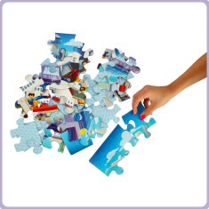 WOWO Maxi Puzzle za otroke - CASTORLAND Maxi Puzzle - Dan na letališču, 40 kosov za otroke 4+