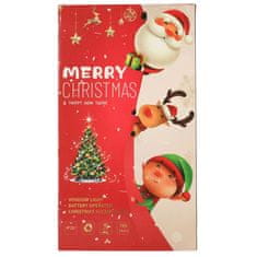 WOWO LED lučke Božični okras - Božični viseči okras - Merry Christmas LED lučke 45 cm