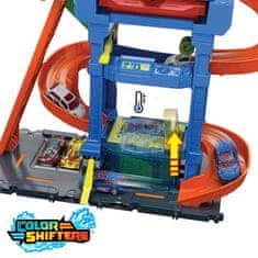 Mattel City Color Shifters avtopralnica z obračalnim tunelom (HTN80)
