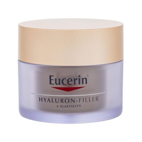 Eucerin Hyaluron-Filler + Elasticity nočna krema proti gubam za zrelo kožo za ženske