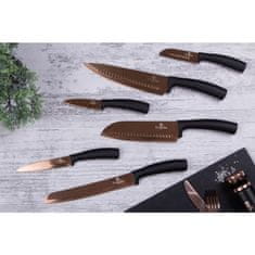 Berlingerhaus Komplet nožev s površino proti prijemanju 6 kosov Rosegold Metallic Line BH-2611