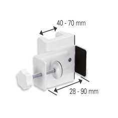 MaxTrack Nosilec za električne razdelilce NVZ 5W beli