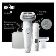 Braun Silk-épil 9-341 epilator, belo-srebrn