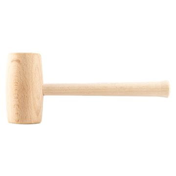 Okroglo leseno kladivo, 70 mm, lesen ročaj