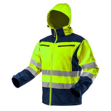 slomart NEO TOOLS Softshell Work Jacket delovna jakna, rumena, velikost XL