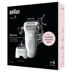 Braun Silk-épil 7-041 epilator, bel/srebrn