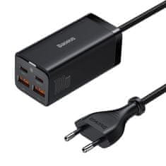 BASEUS GaN3 Pro hišni polnilec, 2xUSB, 2xUSB-C 100W, črn (CCGP000101)