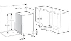 Gorenje GVB67365 vgradni pomivalni stroj