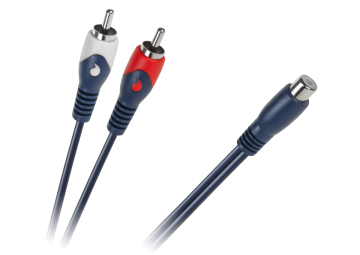 LP Kabel KPO2616 1 x RCA vtičnica - 2 RCA vtiča 0,2 m