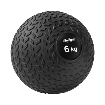 shumee Mala medicinska žoga za rehabilitacijske vaje Slam Ball 23cm 6kg, REBEL ACTIVE