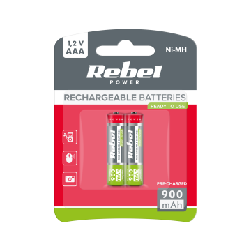 shumee REBEL HR03 900 mAh Ni-MH baterije 2 kos/bl