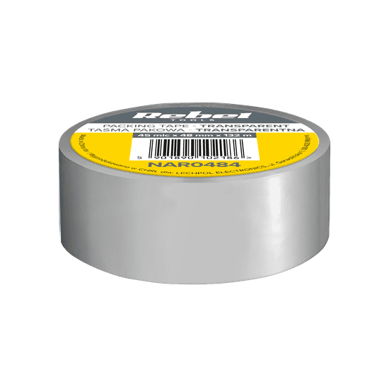 shumee Transparentni embalažni trak REBEL (45mic x 48 mm x 132 m)