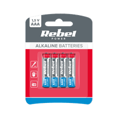 shumee REBEL LR03 alkalne baterije 4 kos/bl.