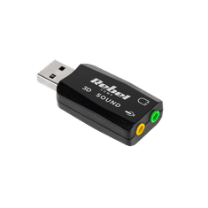 shumee Rebel 3D Sound Virtual 5.1 Sound plug and play USB zvočna kartica