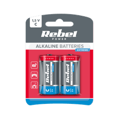 shumee 2x alkalna baterija Rebel Extreme LR14 R14 C