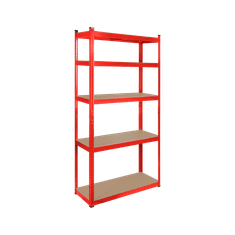 shumee Kovinski regal Rebel 2 v 1, 5 polic, garaža, 180x90x40 cm, 750 kg