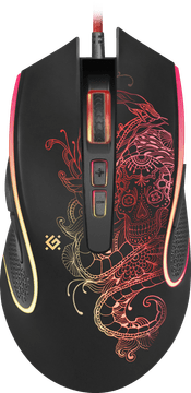 Defender Venom GM-640L 3200DPI (52640) RGB črna gaming miška