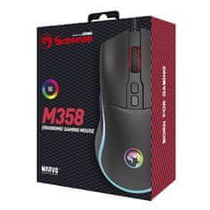 Marvo M358 RGB 7200DPI Gaming miška