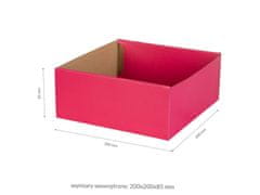 sarcia.eu Roza cvetlična škatla s fasonom 20x20x8,5 cm x1
