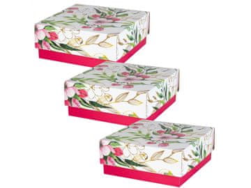 sarcia.eu Roza cvetlična škatla s fasonom 20x20x8,5 cm