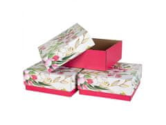 sarcia.eu Roza cvetlična škatla s fasonom 20x20x8,5 cm x1