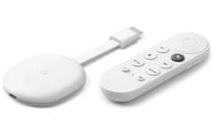 Google MMC Chromecast 4 K/ Google TV/ 4K Ultra HD/ USB-C/ HDMI/ Wi-Fi/ Google Android TV OS/ brez adapterja/ bela