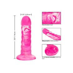 California Ex Novel Dildo "Twisted Probe" - roza (R16581)