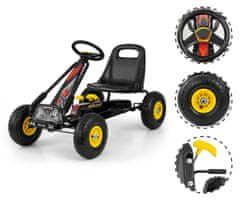 MILLY MALLY Milly Mally Thor črn gokart s pedali