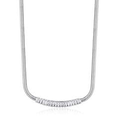 Brosway Očarljiva ogrlica s prozornimi cirkoni Desideri BEIN016