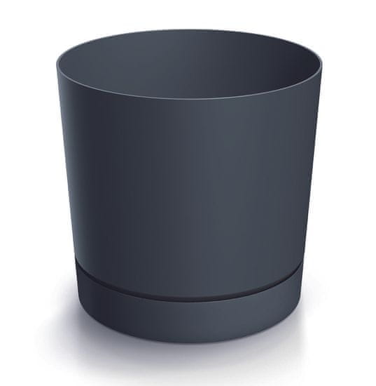 Prosperplast Cvetlični lonec TUBO P premera 14,8 cm antracit