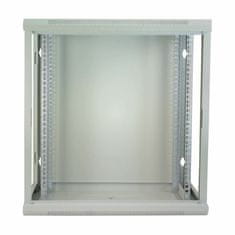 Datech zidni kabinet 12U 635 600x450 siv + polica DP.6412.9000