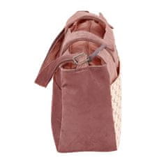 slomart previjalna torba safta marsala roza (46 x 26 x 15 cm)