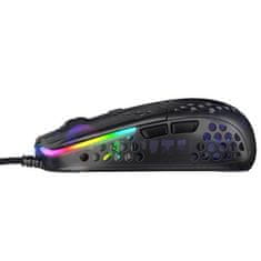 Cherry Xtrfy MZ1 (MZ1-RGB-BLACK-TP) RGB Gaming ultra lahka miška
