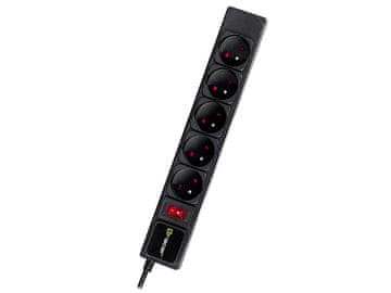 slomart TRACER PowerGear Razdelilna letev 5 vtičnic, 5m