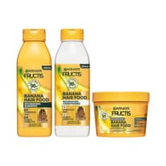 Garnier Fructis Hair Food Banana Nourishing Shampoo Set šampon 350 ml + balzam za lase 350 ml + maska za lase 400 ml za ženske