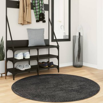 shumee Košata preproga moderna antracit Ø 160 cm