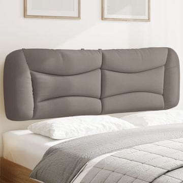 Vidaxl vidaXL Blazina za vzglavje, taupe, 160 cm, blago