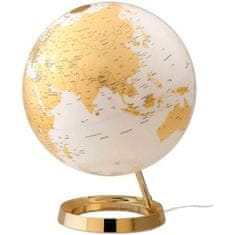 NEW Globus z lučko Atmosphere Ø 30 cm Zlat Plastika