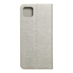 OEM LUNA Book Gold torbica za SAMSUNG A22 5G srebrna