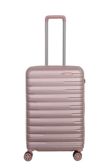 Ornelli Perle potovalni kovček, majhen, rožnato zlat (28026)