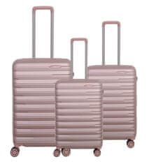 Ornelli Perle potovalni kovček, majhen, rožnato zlat (28026)