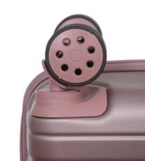 Ornelli Perle potovalni kovček, srednji, rožnato zlat (28025)