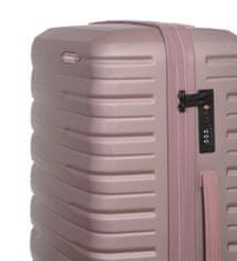 Ornelli Perle set potovalnih kovčkov, rožnato zlat (28023)