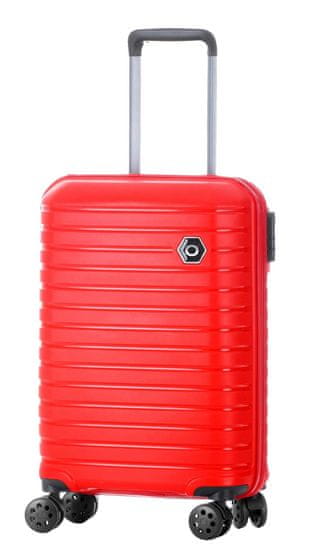Ornelli Vanille potovalni kovček, srednji, rdeč (27769)