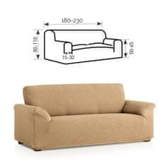 TIMMLUX Premium raztegljiva prevleka za kavč - trosed 180-230 cm bež stretch EU kvaliteta