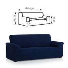 TIMMLUX Premium raztegljiva prevleka za kavč - trosed 180-230 cm modra stretch EU kvaliteta