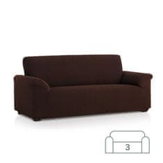 TIMMLUX Premium raztegljiva prevleka za kavč - trosed 180-230 cm rjava stretch EU kvaliteta