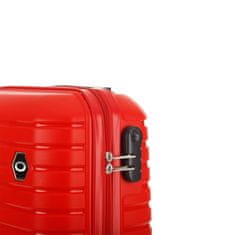 Ornelli Vanille set potovalnih kovčkov, rdeč (27767)